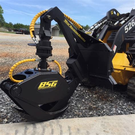 rotating grapple for skid steer|rotating grapple attachments.